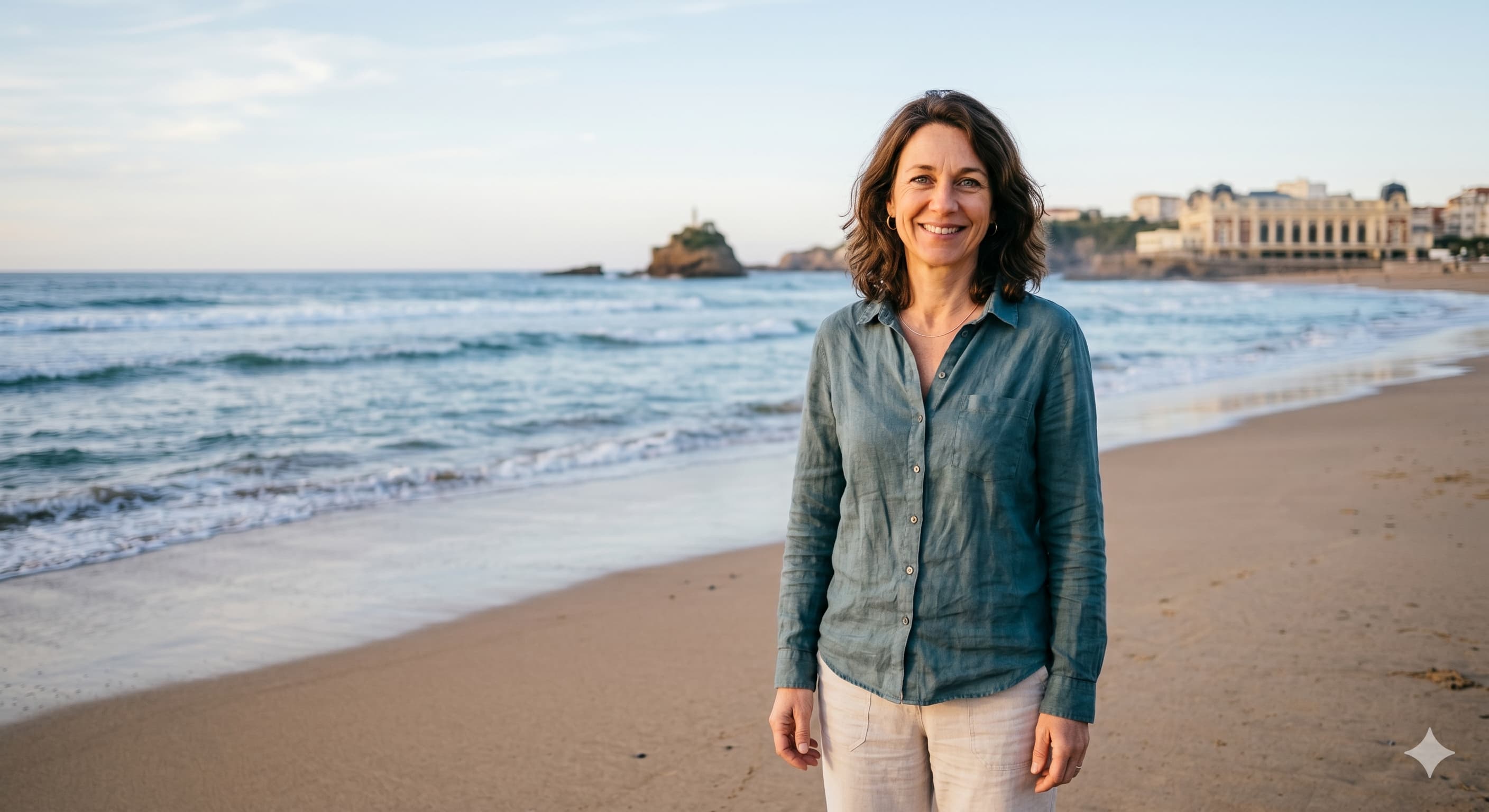 Portrait de Camille Etchebarren, votre hôtesse